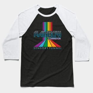 Rainbow Corridor Sensory Tunnel Baseball T-Shirt